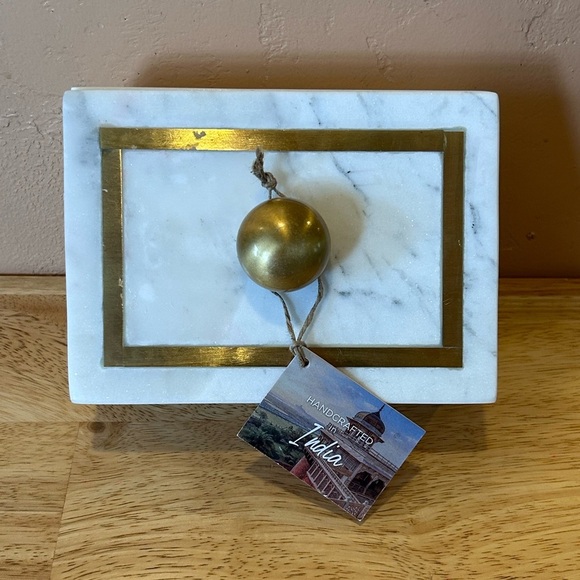 NWTS One Of A Kind Handcrafted Marble Trinket Box Made By Handcrafted In India. - Picture 10 of 13